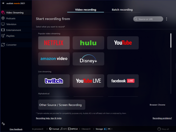 Netflix video downloader